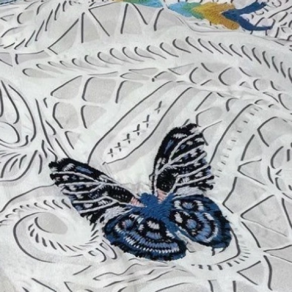 Johnny Was heavily embroidered Kendra silk tunic NWT - Picture 10 of 14